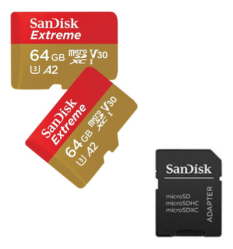 Microsdxc Tf Sandisk Extreme A2 64gb 160mb/s Android 4k