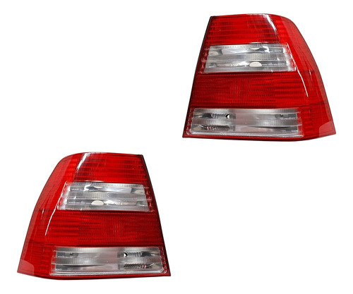 Set Calaveras S/arnés Blanca/roja Volkswagen Jetta 04/07