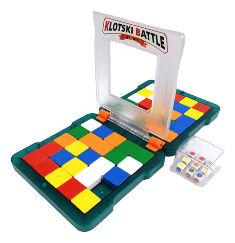 Cubo Qiyi Magic Block Race Magnetico Juego De Mesa Color De La Estructura Verde Klotski Battle