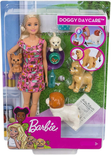 Barbie Y Sus Cachorros. Mattel, Original
