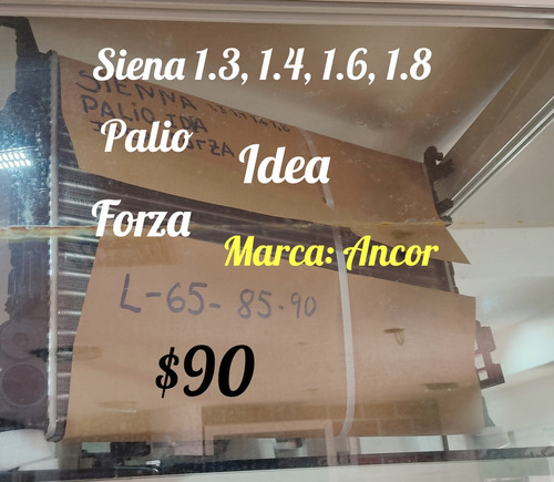 Radiadores Para Vehículos Toyota, Fiat, Chevrolet, Ford.