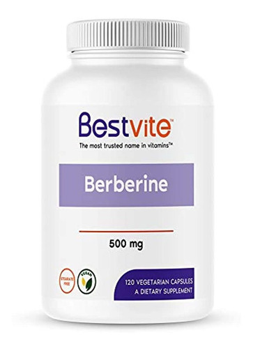 Berberine 500 mg (120 cápsulas Vegetarianas)
