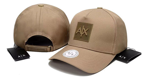 Gorra Armani Exchange Essentials Para Hombre | Mujer A|x Café Ajustable