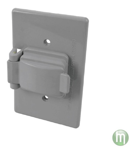 Tapa Plastica Sencilla Interperie Electromax 35-05-002