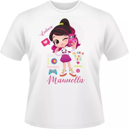 Camiseta Luluca E Panda r Unissex Infantil Adulto