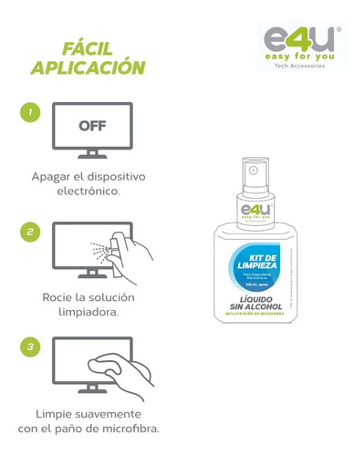 Imagen 2 de 5 de Kit De Limpieza Para Dispositivos Electrónicos