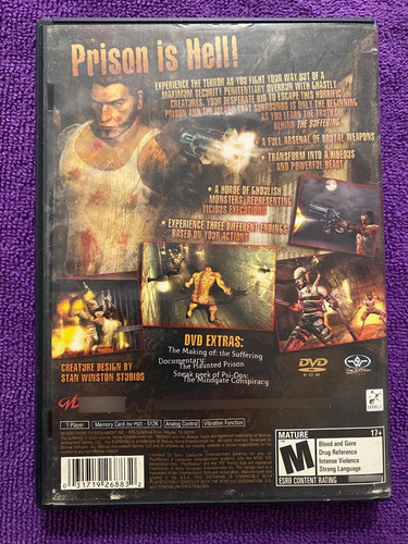 The Suffering Ps2 Playstation 2 (Usado)