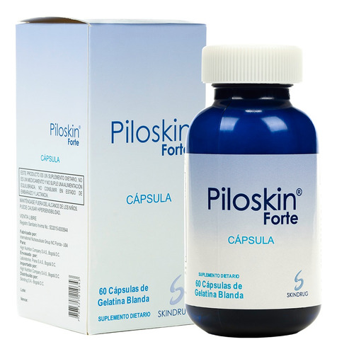 Piloskin Forte X60 Cápsulas Skindrug