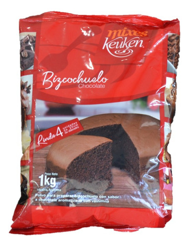 Premezcla Mix Bizcochuelo Chocolate Keuken Lodiser 1kg