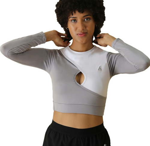 Buzo Crop Top Balance Alma Fit 