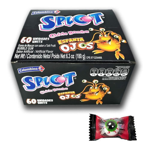 Chicle Splot Espanta Ojos X60 - g a $1