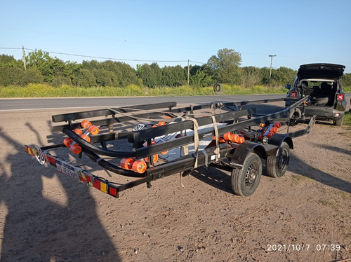Trailer Seamax Doble Eje 1500 Kg Rolos - Opción Patente -