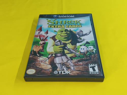 Shrek Extra Large Nintendo Gamecube Portada Custom