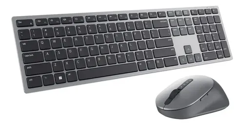 Teclado E Mouse Bluetooth Multi-dispositivos Dell Km7321w Cor do