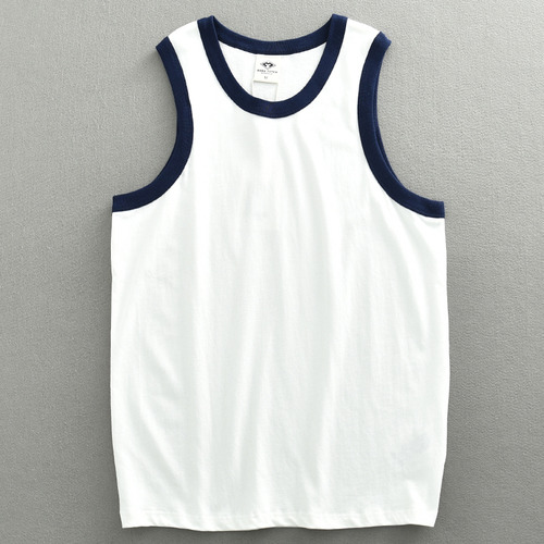 Chaleco Fino De Verano Con Camiseta Sin Mangas De Algodón Pu