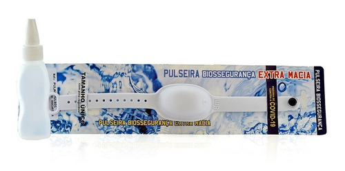 Imagen 3 de 6 de Pulseras Sanitizante Alcohol Gel Adultos Blanca Luminares