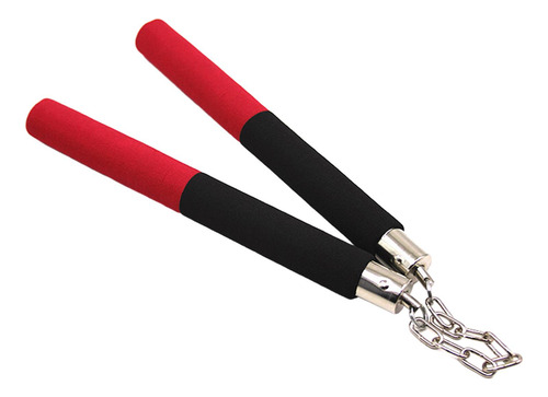 Treinamento De Brinquedo Nunchucks Acolchoado De Vermelho