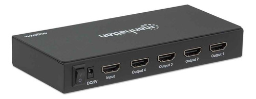 Video Splitter Manhattan 207805 Hdmi 4k 60hz 1 In 4 Out /v