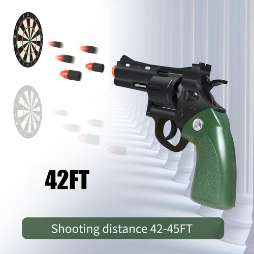 Toy Revolver Yhwslyz Eva Soft Bullets Cap Gun W/ 24 Bullets