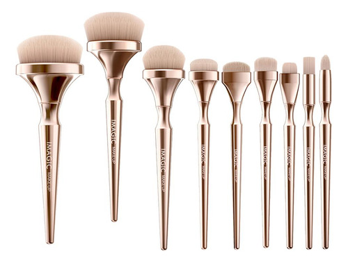 9x Pinceles Maquillaje