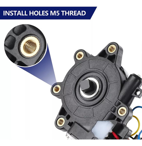 04-15 Nissan Titan Motor Elétrico Elevador Lado Esquerdo