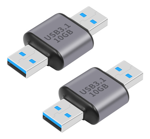 Poyiccot Adaptador Usb A A Usb A, Adaptador Usb 3.1 Macho A