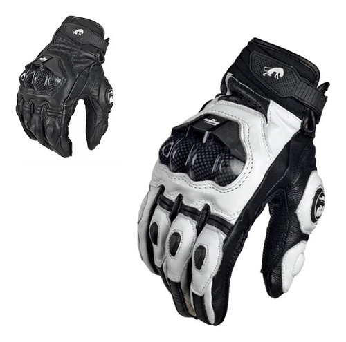 Guantes De Moto Alta Calidad Resistentes Proteccion Puños