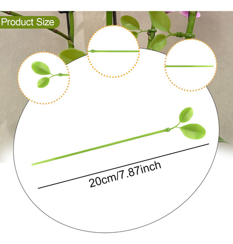 50 Bridas Para Plantas, Resistentes, De 8 Pulgadas,