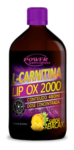 L - Carnitina 2000 - 480ml Abacaxi - Power Supplements