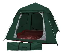 Comprar Carpa Autoarmable Para 6 Personas Dakota Automática 240x240x154cm Color Verde
