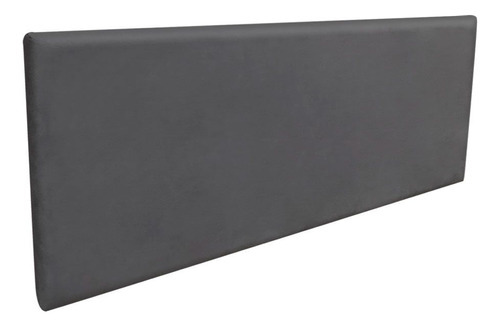 Cabeceira Painel Clean Cama Box Queen 160 Cm Suede - D'rossi Cor Grafite