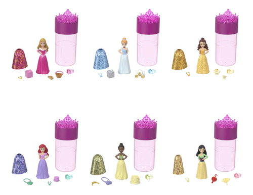 Disney Princesa Muñeca Color Reveal Real Temática Fiesta