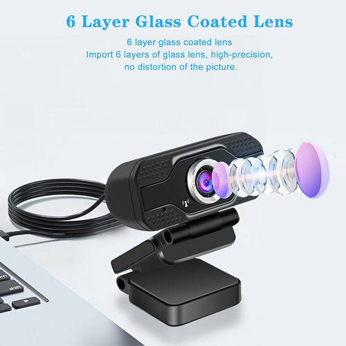 // Cámara De Seguridad Wifi 1080p Usb 2mp Webcam
