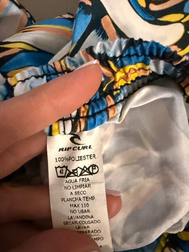 Rip Curl Short De Baño Para Niño - Talle Disponible Azul Estampa 12