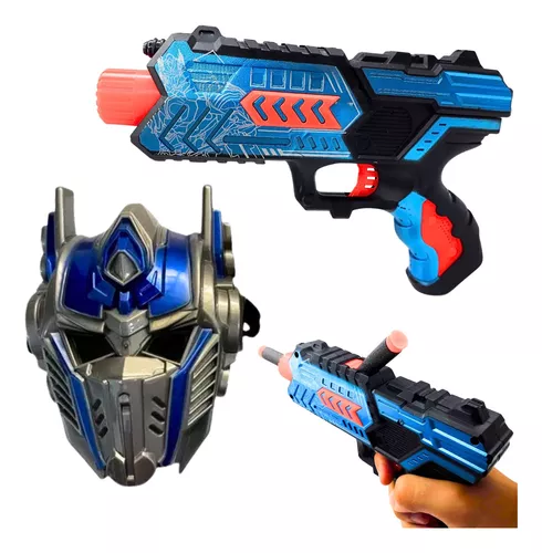 Arminha Tipo Nerf Pistola 6 Dardos Tiro Ao Alvo Brinquedos