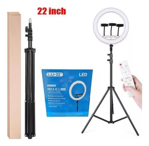 Aro De Luz 56cm Profesional 22 Con Trípode