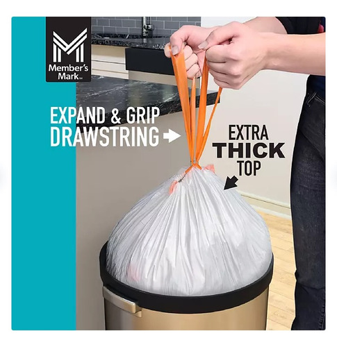 Member's Mark Power Flex Bolsas De Basura Para Cocina 13g