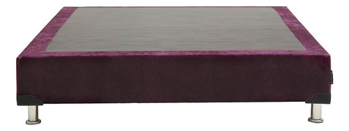 Box Matrimonial Dicasa Velvet Morado Color Violeta