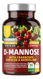 Cranberry + D Manosa & Diente De León Infección Urinaria Usa