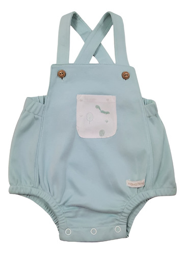 Overol Ardilla 100% Algodón Pima Para Bebé Niño