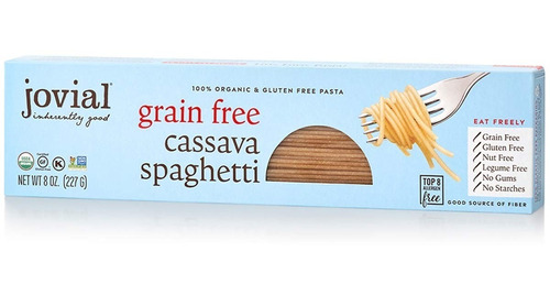 Jovial Pasta Espagueti Cassava Integral 227 G