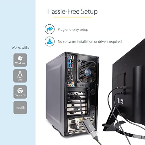 Startech.com Adaptador Dvi A Displayport - Alimentación Usb