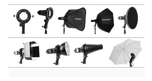 Imagen 6 de 10 de Adaptador P/ Flashes Zapata A Bowens Visico Triopo Tr-05