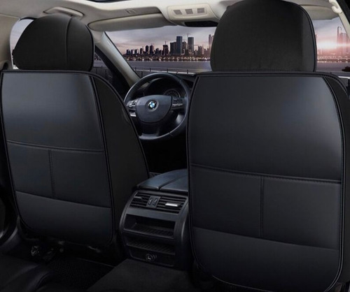 Fundas De Lujo Negro Cuero Peugeot Rifter Negro
