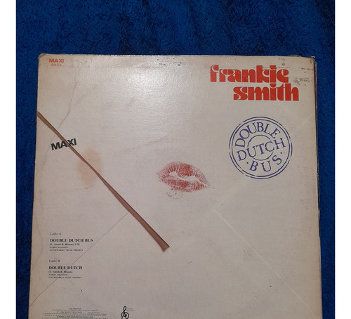 Lp Frankie Smith Double Dutch Bus Formato Acetato,long Play (Usado)