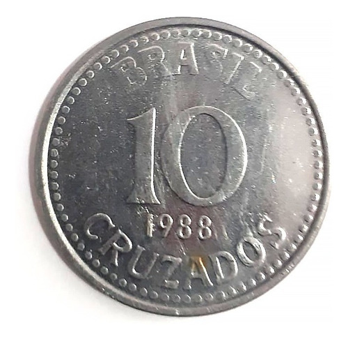 Moeda 10 Centavos De Cruzado 1988