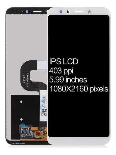 For Xiaomi Mi A2 (mi 6x) Pantalla Táctil Lcd M1804d2sg