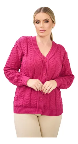Casaco cardigan cheap feminino mercado livre