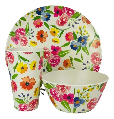 Vajilla de online bambu carrefour