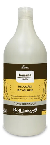 Condicionador Banana E Chia Bothânico Cosméticos 1l